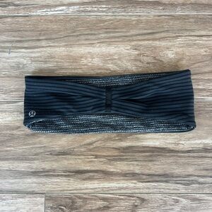 lululemon Reversible Black/Gray Headband